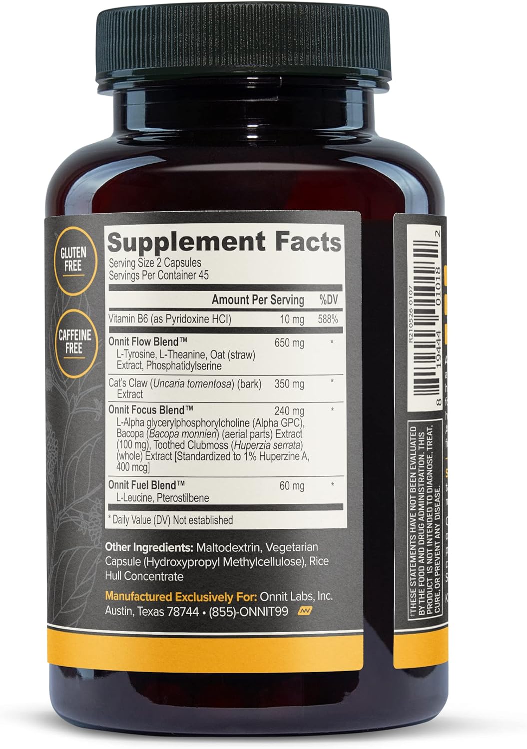 alpha brain ingredients