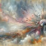 cognitive benefits of cannabidiol as a nootropic shown in artistic design