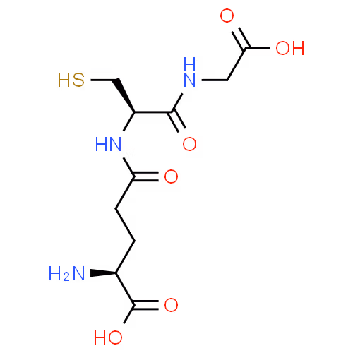 glutathione molecular structure