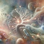 An artistic interpretation of neural connections in the brain being enhanced by a nootropic compound from Lactobacillus Rhamnosus.