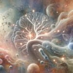 An artistic interpretation of neural connections in the brain being enhanced by a nootropic compound from Lactobacillus Rhamnosus.