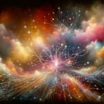 An abstract representation of Memantine's cognitive enhancement benefits and its uses in nootropic therapy.