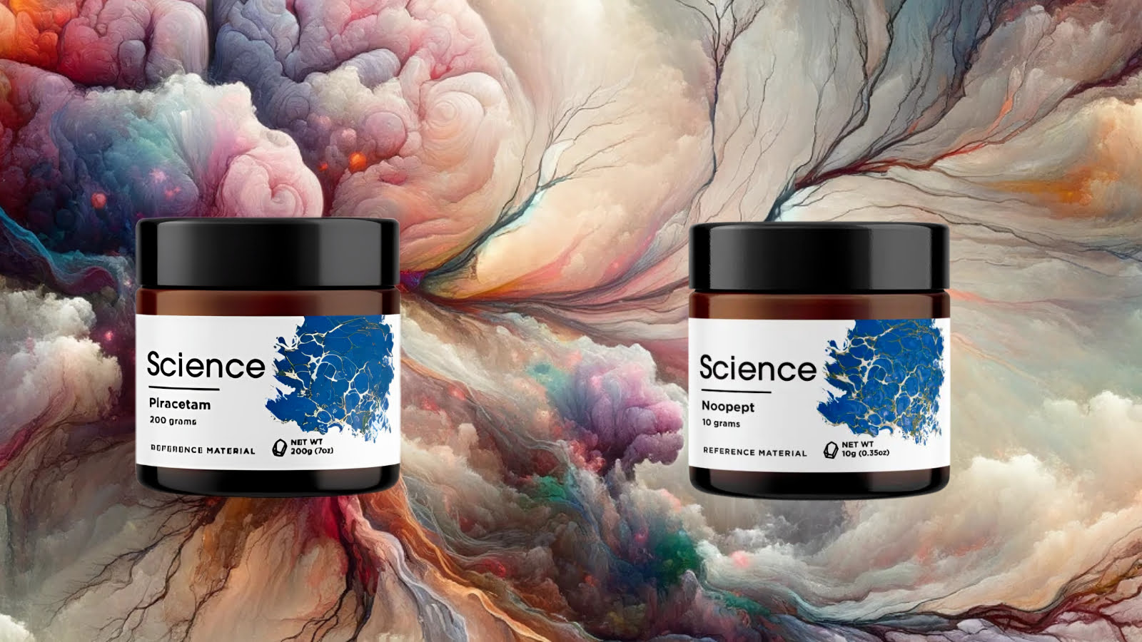 Comparing the effects of Noopept and Piracetam on neural connections.