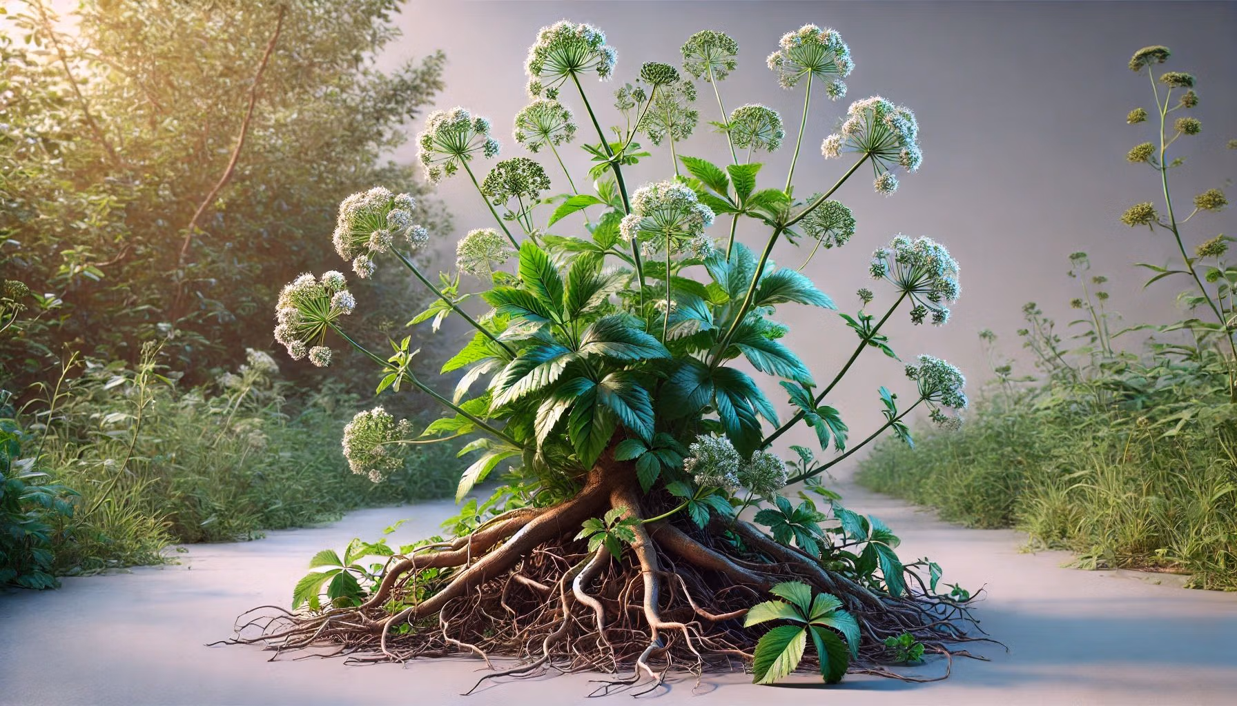 A valerian plan, a natural nootropic,t and its roots.