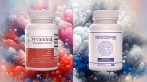 Comparing Vyvamind and Nooceptin's effects on cognitive enhancement.
