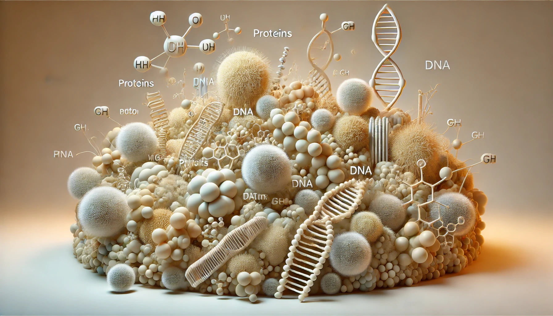 Yeast extract's molecular structure.