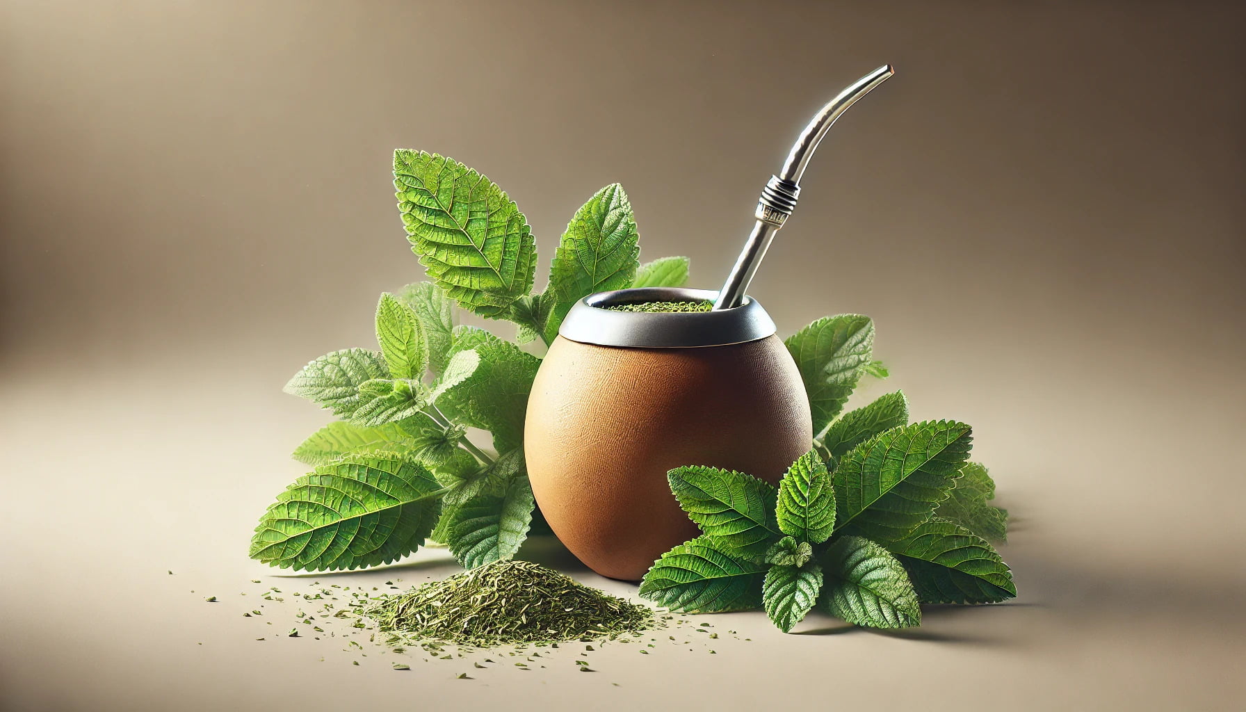 Yerba mate plant extract in a nootropic drink.