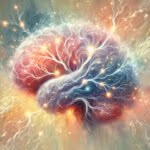 An artistic representation of the mind being enhanced by yohimbine.
