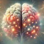 An artistic representation of the brain's neurotransmitters being lit by zinc nootropic.